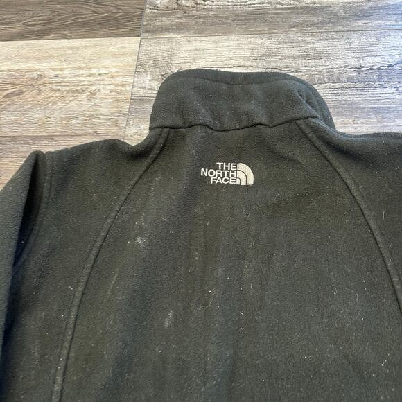 The North Face Black Womens Large Long Sleeve Full Zip Mock Neck Fleece Jacket - Picture 4 of 10